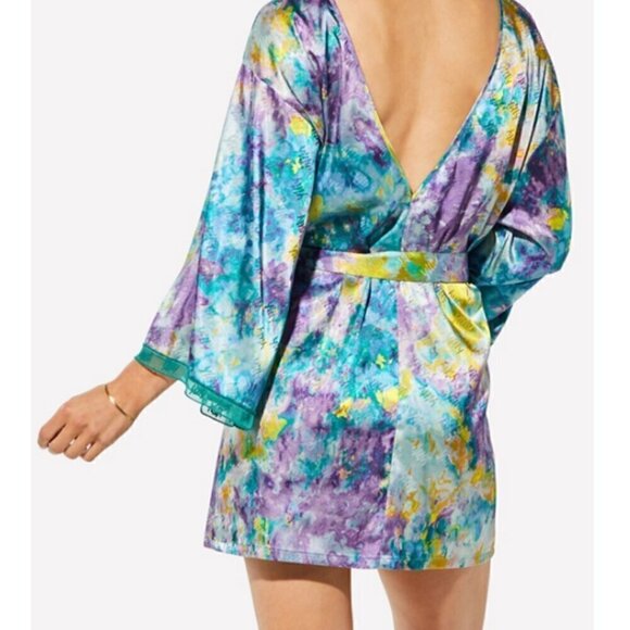 Yitty Sattin Pretty Mini Robe 3X - Picture 2 of 5